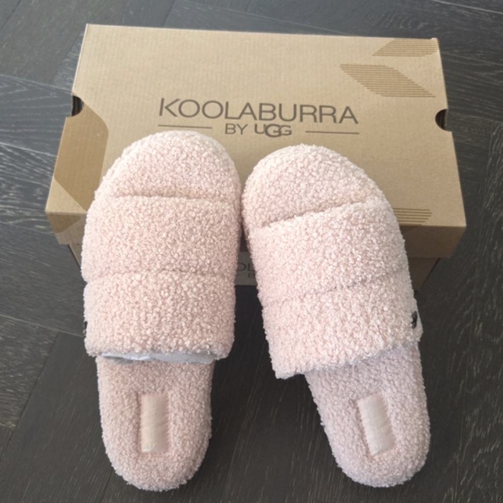 Koolaburra by UGG Pink Fuzzy Slippers